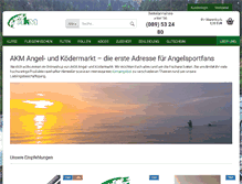 Tablet Screenshot of akm-angelgeraete.de